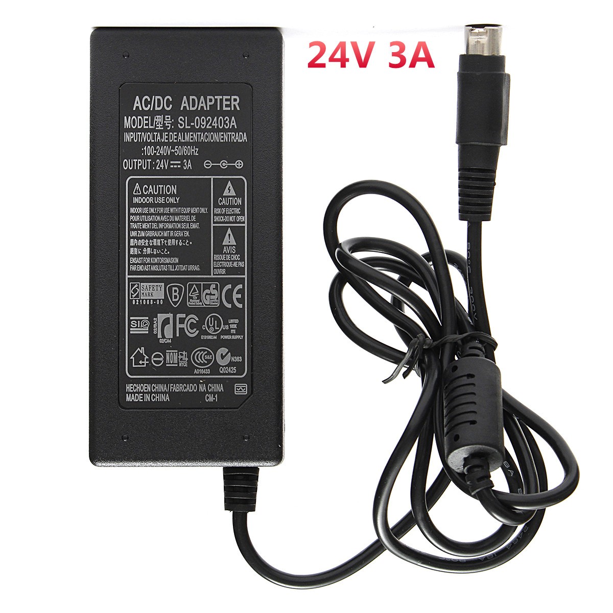 Jual Blitzwolf 24V 3A DC 3 Pin 