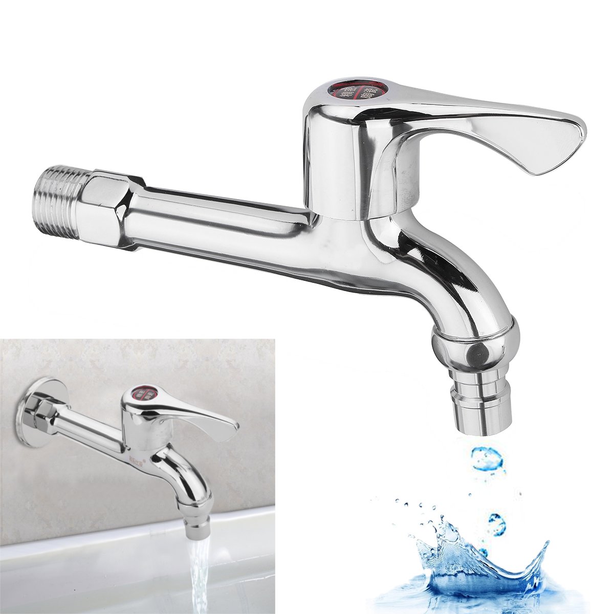 alliage de zinc faucet robinet mural pour machine laver evier Zinc Pour Salle De Bain ~ alliage de zinc faucet robinet mural pour machine laver evier