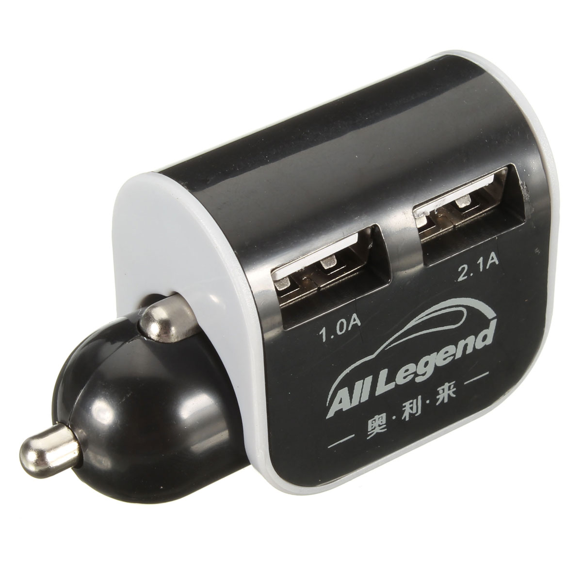 Адаптер автомобильного зарядного устройства на 2 USB порта 1.0A / 2.1A для смартфонов (Фото 4) Зарядные устройства Адаптер автомобильного зарядного устройства на 2 USB порта 1.0A / 2.1A для смартфонов (Фото 4)