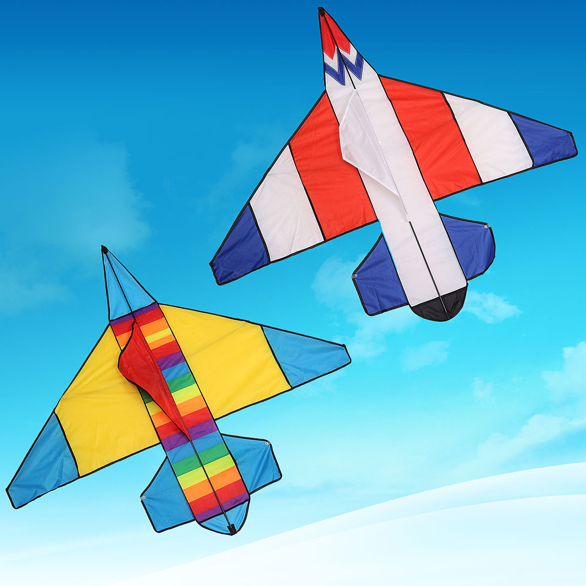 NEW 47 In Plane Kite / Double Color (end 10/2/2017 1015 PM)