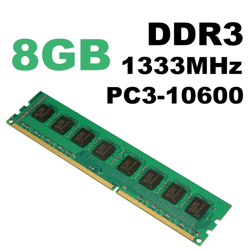 NEUFU 8 GO GB Mémoire RAM DDR3 PC3-10600 1333 MHz Desktop PC DIMM 240