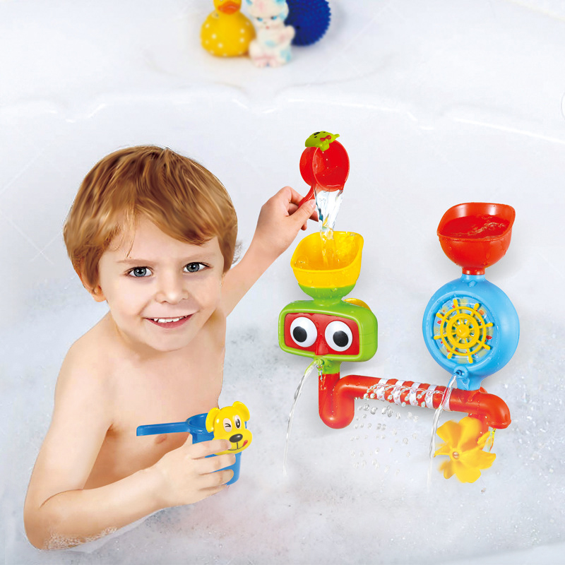 Fountain Baby Bath Toys Game for Children Kids Water Spraying Taps