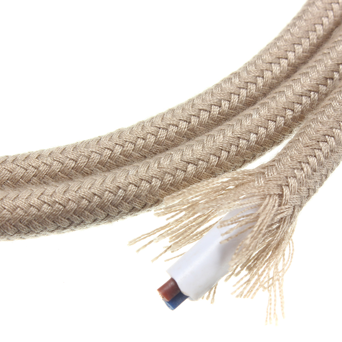 TEMPSA 1M Fil électrique Tressé Tissu Câble Corde Pour Suspension ...