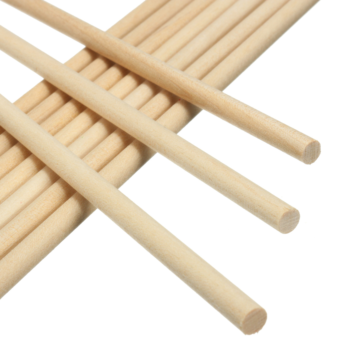 10pcs Round Wooden Lollipop Lolly Sticks Cake Dowels DIY 