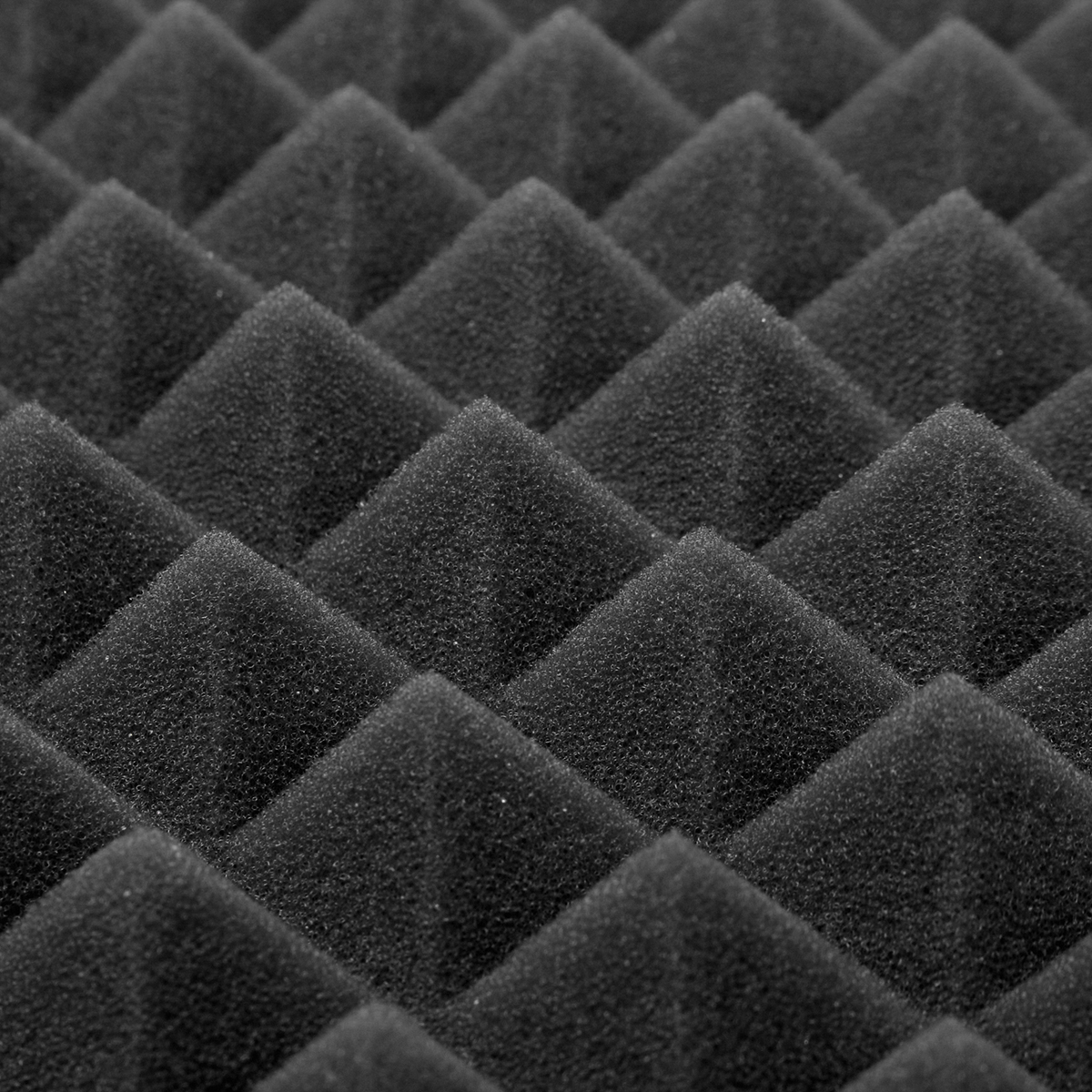 12 "x12" x1.2 "Acoustique en Mousse POUR Studio Absorption Traitement Proofing Noir Cdiscount