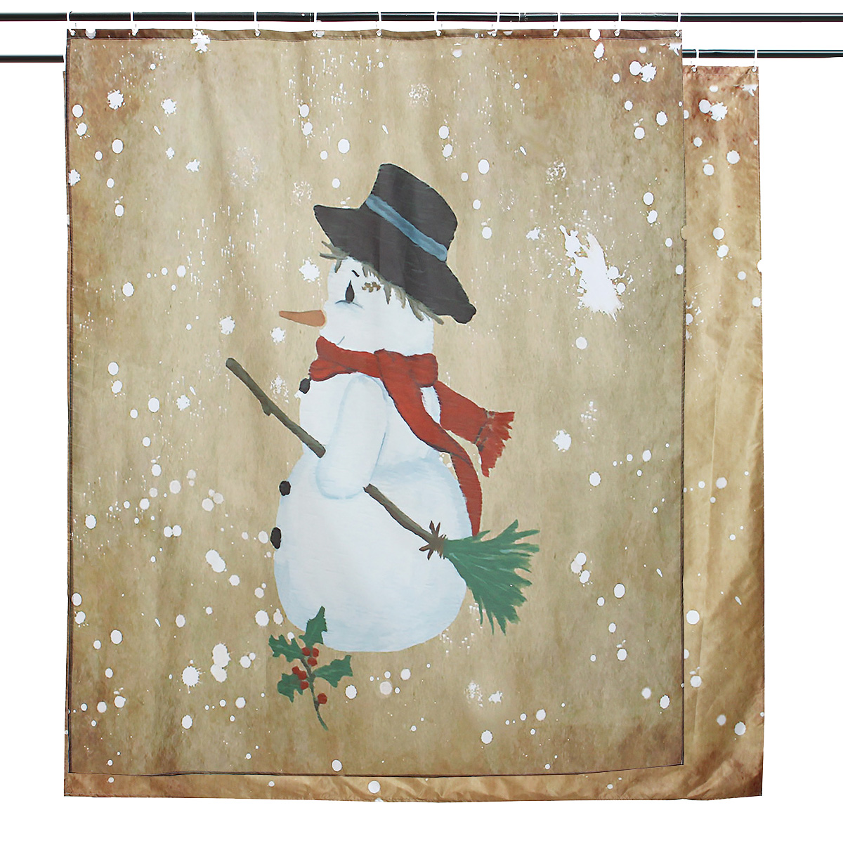 Cortina De Baño Poliéster Impermeable 180X180cm | Linio México