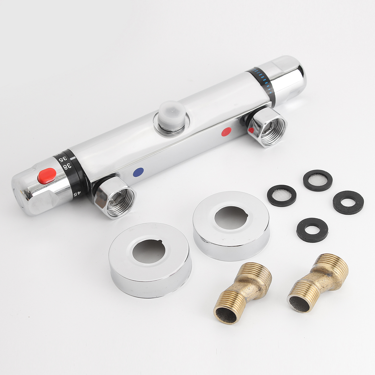 TEMPSA Douche Thermostatique Mitigeur Valve Mural Salle Bain