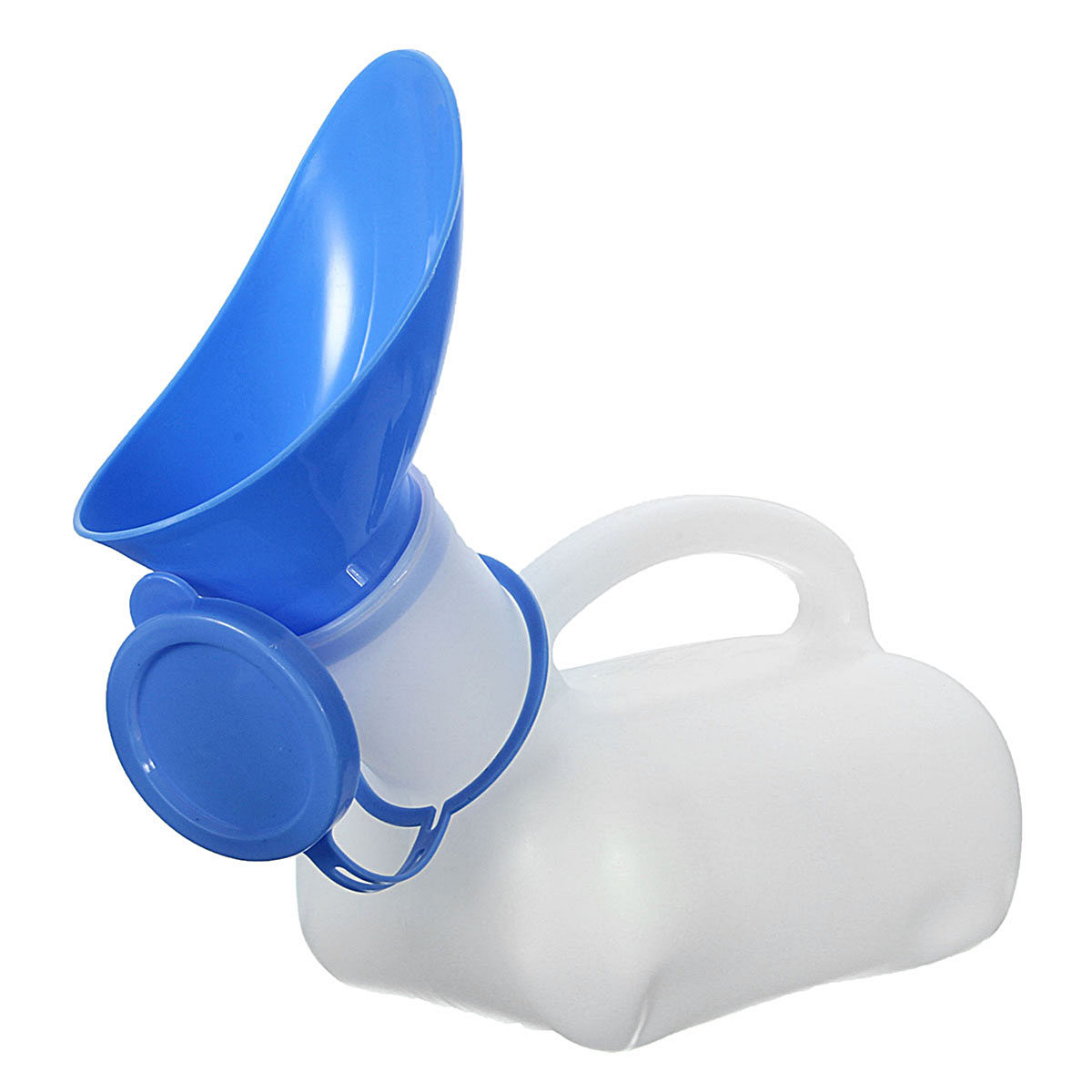 Urinoir portable pour toilettes et urine d/’urgence r/éutilisables pour les voyages BraveWind Urinoir portable r/étractable le camping les confitures et les files d/’attente 750 ml