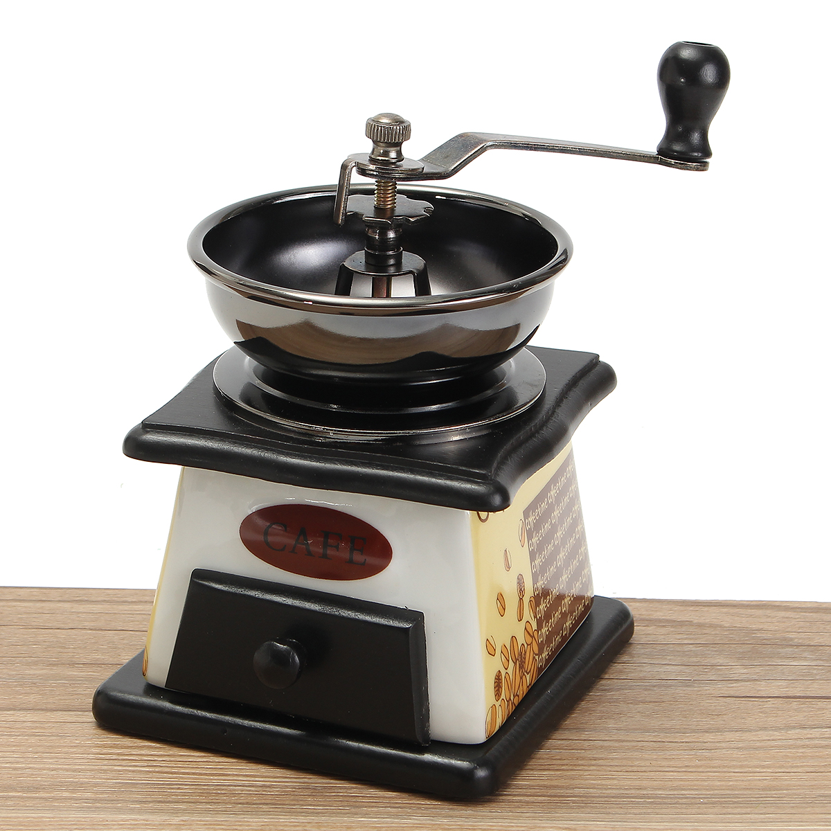 Vintage Fer Moulin Broyeur à Café Expresso Cafetière