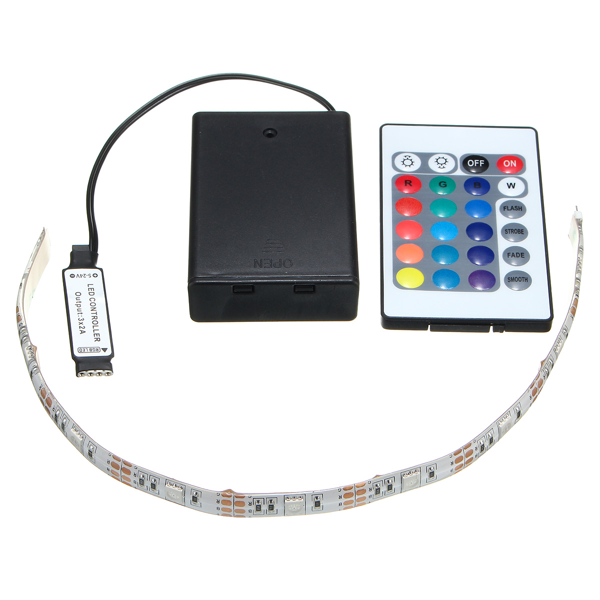 Mini Lampes LED Multicolores - Lot De 20 Avec Piles Et 50 Pastilles Adhésives - DIY, Déco, Maison De Poupée, Fête - 9
