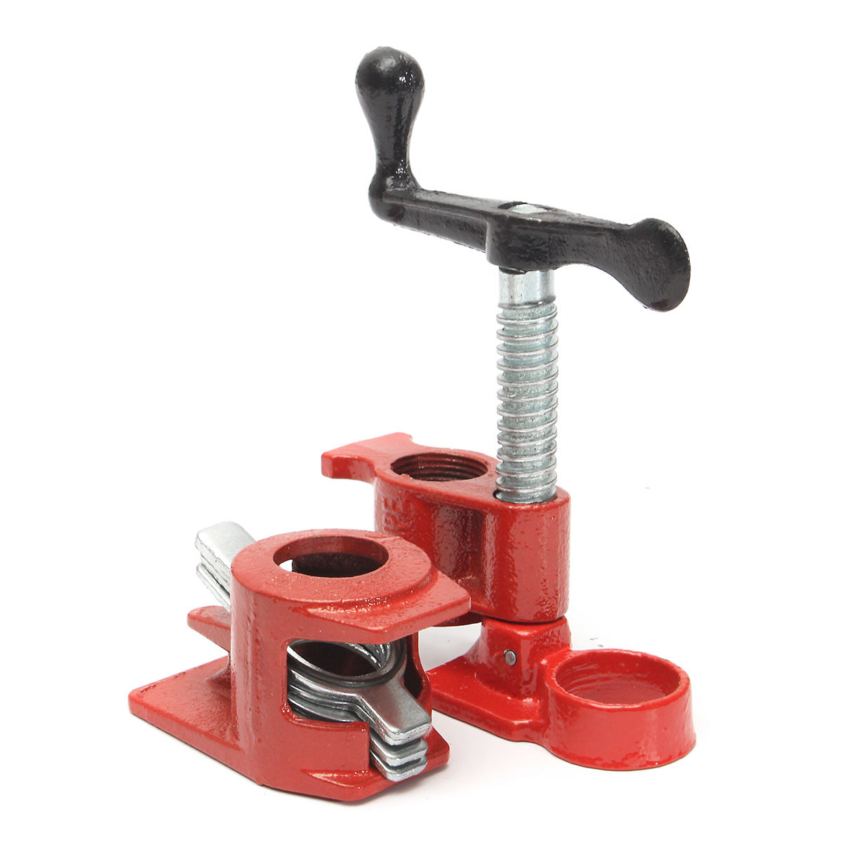 Heavy Duty 3/4 Wood Gluing Pipe Clamp Set Kit Profesional Woodworking