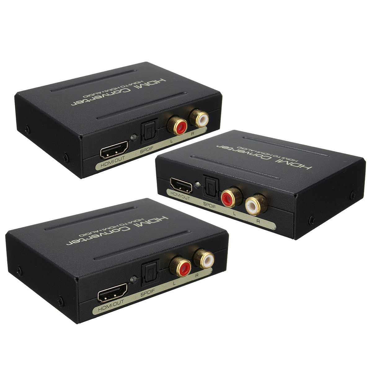 EU HDMI A HDMI & Optique SPDIF + RCA L/R Adaptateur Convertisseur Audio