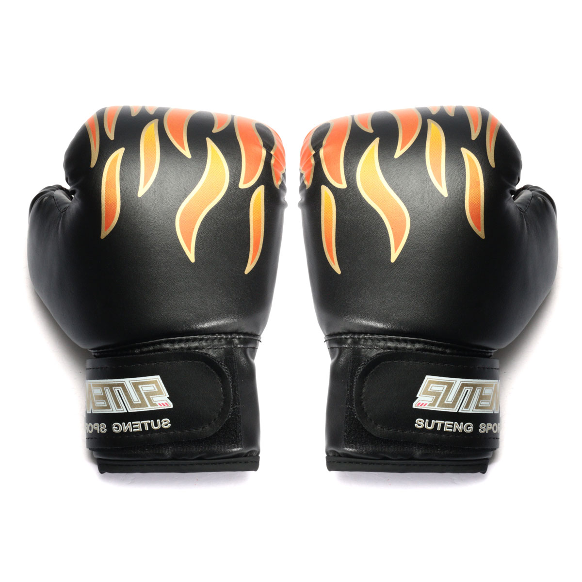 5 OZ Children Kids FIRE Boxing Gloves Sparring Punching Fight Training ...