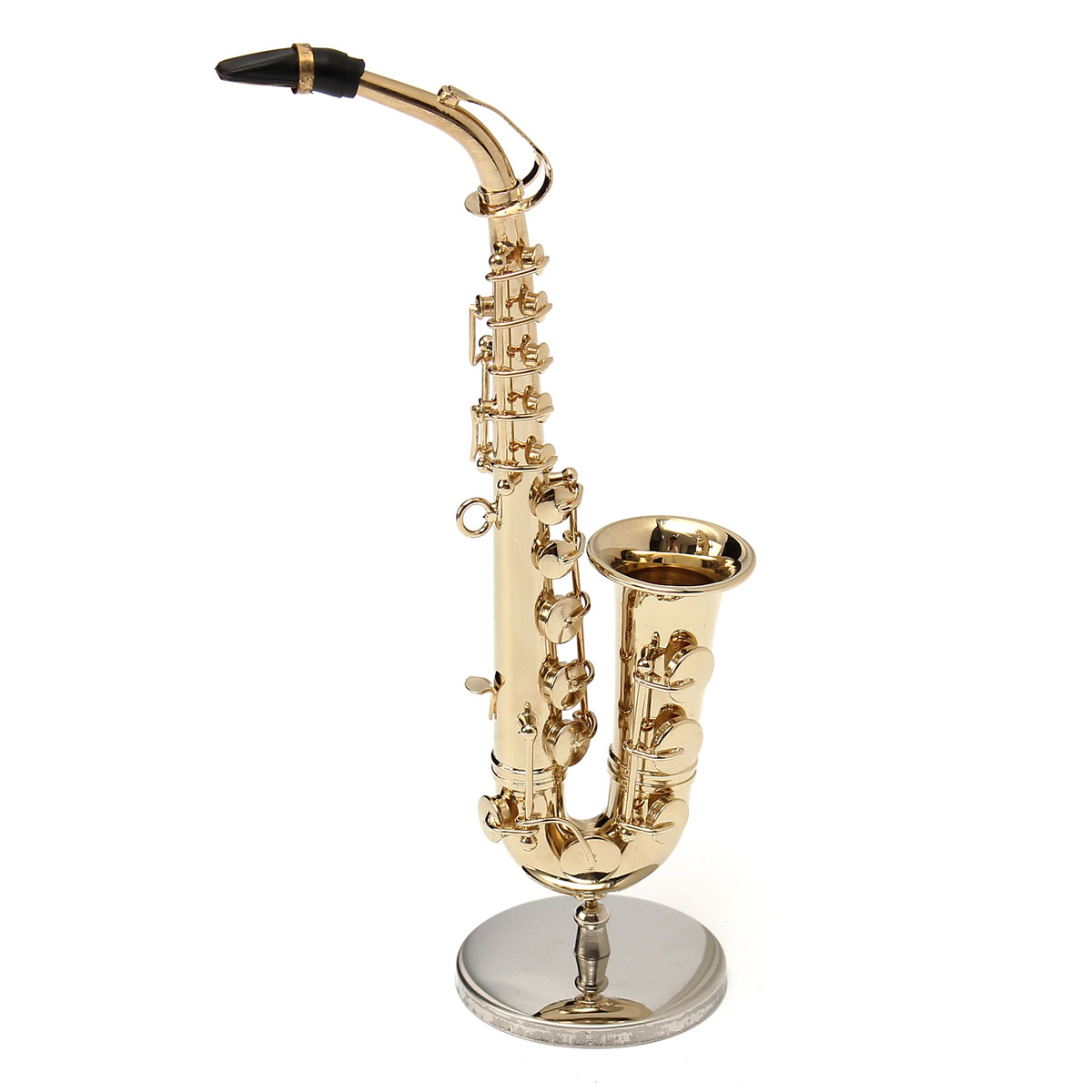 TEMPSA 1/6 Mini Alto Saxophone Musique de Instrument Cuir Boîte Jouet